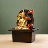 Meditating Buddha Water Fountain Showpiece